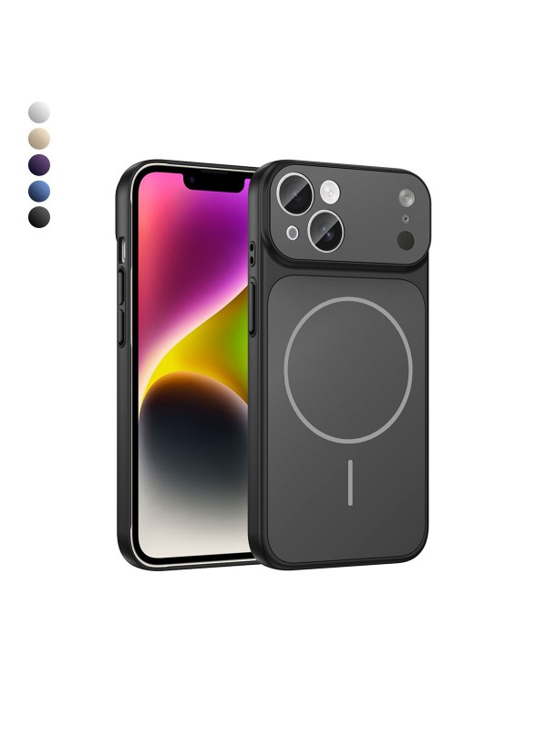 iPhone 13 Kılıf (17 Pro Max Görünümlü) Magsafe Özellikli AG Glass …