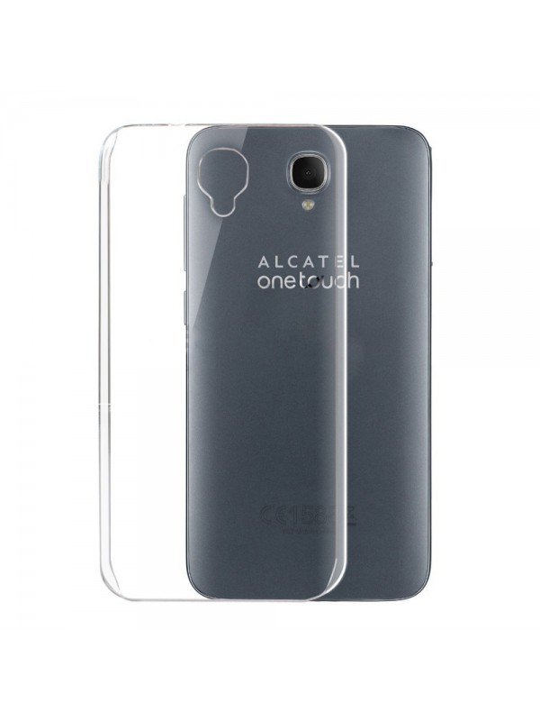 Alcatel OneTouch IDOL X Kılıf Soft Silikon Şeffaf Arka Kapak…