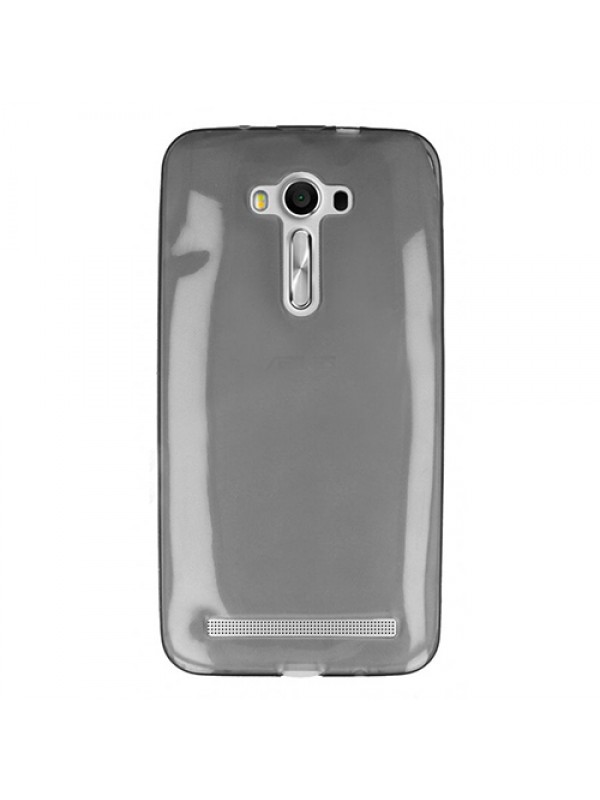 Asus Zenfone 2 Laser Kılıf Soft Silikon Şeffaf/Siyah Kapak…