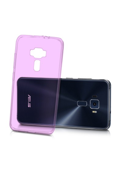 Asus Zenfone 3 5.2" Kılıf Soft Silikon Pembe Arka Kapak