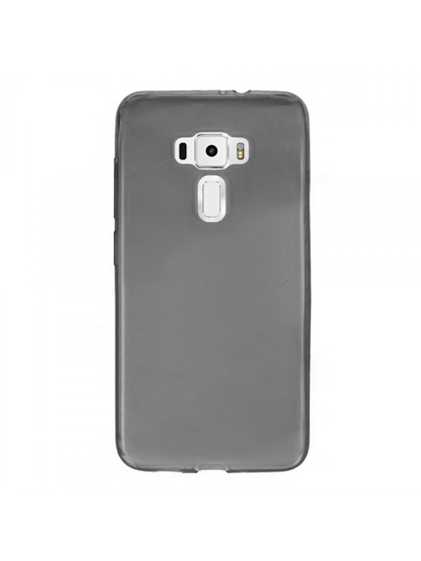 Asus Zenfone 3 5.5" Kılıf Soft Silikon Şeffaf/Siyah Arka Kapak…