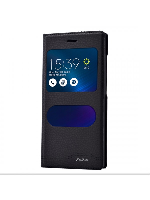 Asus Zenfone 3 Gizli Mıknatıslı Pencereli Magnum Kılıf Siyah…