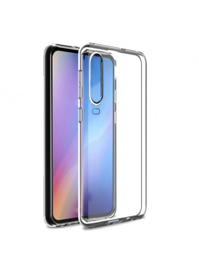 Huawei P30 Kılıf FitCase Toz Koruma Tıpalı Şeffaf Arka Kapak