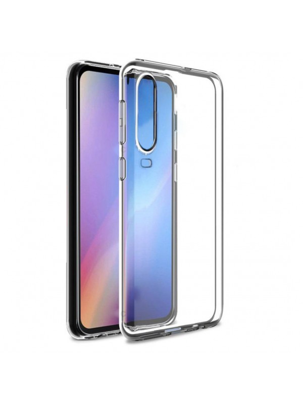 Huawei P30 Kılıf FitCase Toz Koruma Tıpalı Şeffaf Arka Kapak