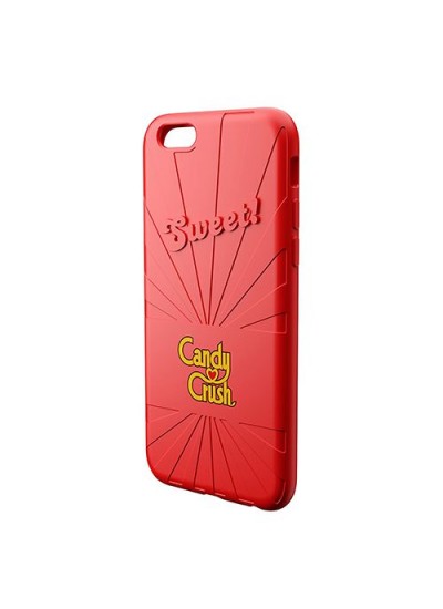 Candy Crush iPhone 6-6S Çilek Silikon Kılıf (Lisanslı)