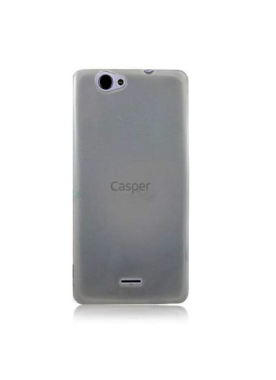Casper VIA V5 Kılıf Soft Silikon Şeffaf-Siyah Arka Kapak