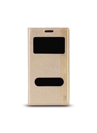 Casper VIA V6 Gizli Mıknatıslı Pencereli Magnum Kılıf Gold