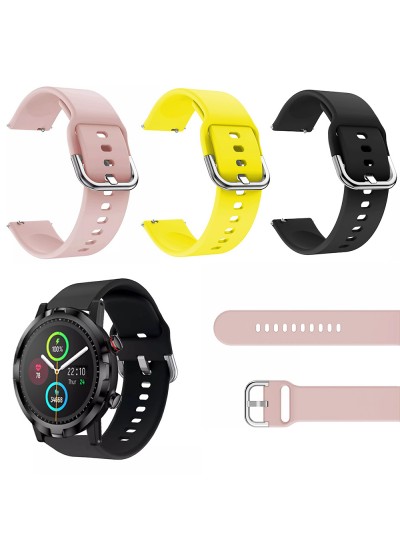 FitCase 22mm Akıllı Saat Uyumlu Tokalı Silikon Kordon