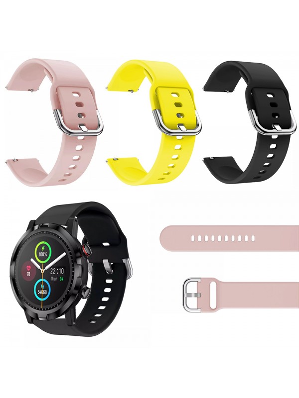FitCase 22mm Akıllı Saat Uyumlu Tokalı Silikon Kordon…