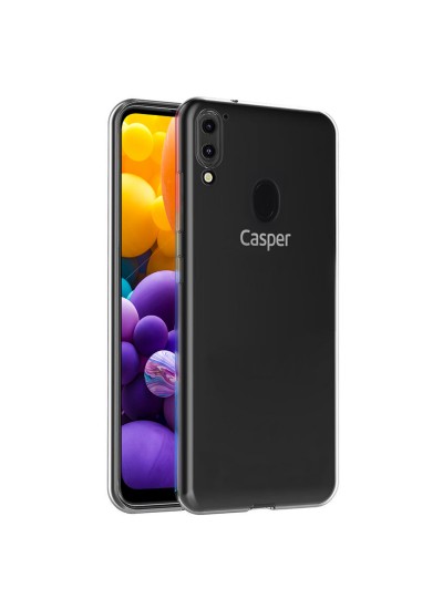 Casper VIA A4 Kılıf Kamera Korumalı Silikon Şeffaf Arka Kapak