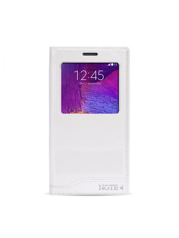 FitCase Dolce Samsung Note 4 (N910) Gizli Mıknatıslı Pencereli Kılıf …