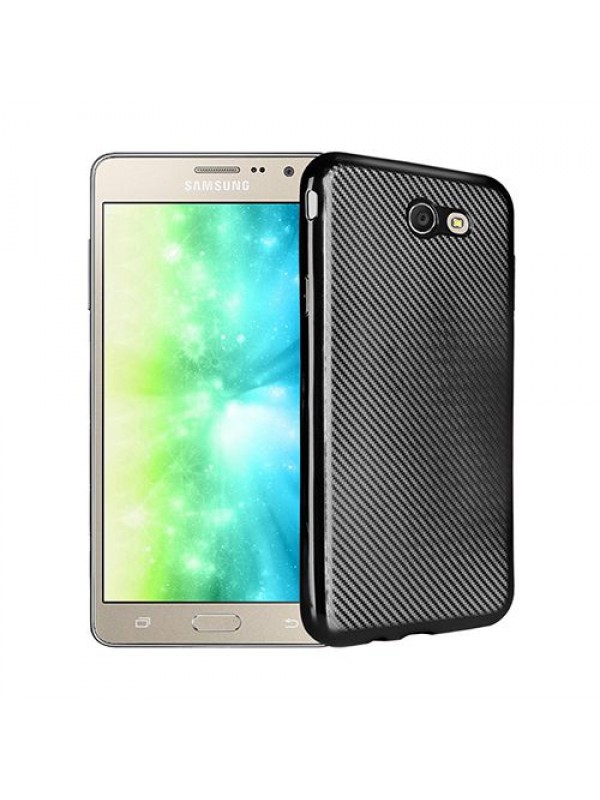 FitCase Galaxy J5 2017 Carbon Desen Arka Kapak Siyah…