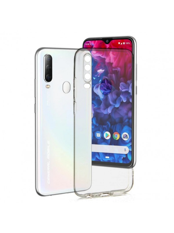 General Mobile GM 20 Pro Kılıf Kamera Korumalı Silikon Şeffaf Arka Kap…