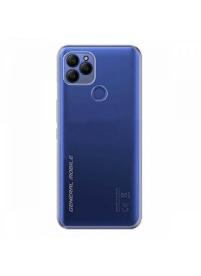 General Mobile GM 22 Kılıf Kamera Korumalı Silikon Şeffaf Arka Kapak