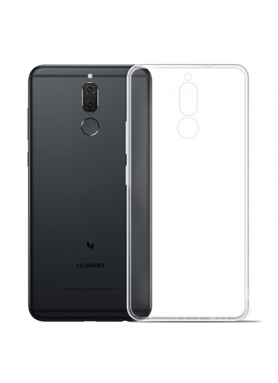 Huawei Mate 10 Lite Kılıf Kamera Korumalı Silikon Şeffaf Arka Kapak