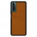 FitCase Huawei P Smart 2021 Kılıf Proda Deri Çift Kartlık Cepli Kapak