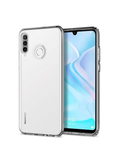 Huawei P30 Lite Kılıf Kamera Korumalı Silikon Şeffaf Arka Kapak