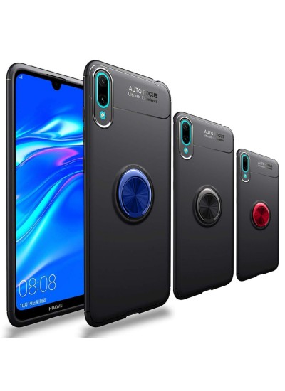FitCase Huawei Y7 2019 Kılıf Auto Focus Ring Arka Kapak