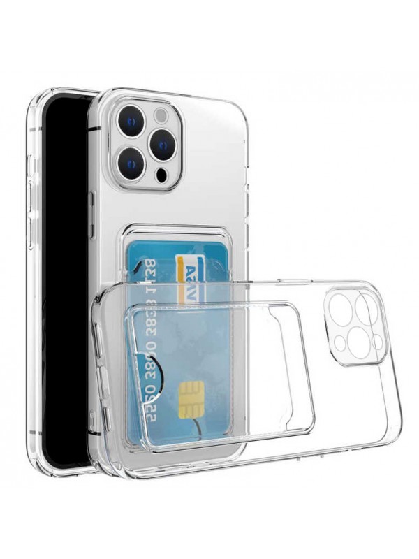 iPhone 11 Pro Kılıf Cardy Şeffaf Kartlık Cepli Kapak…