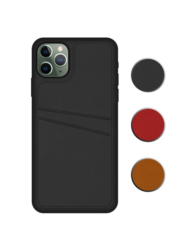 FitCase iPhone 11 Pro Kılıf Proda Deri Çift Kartlık Cepli Kapak…