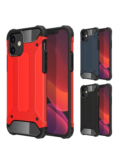 FitCase iPhone 12 Mini Zırh Tank Tam Koruma Arka Kapak