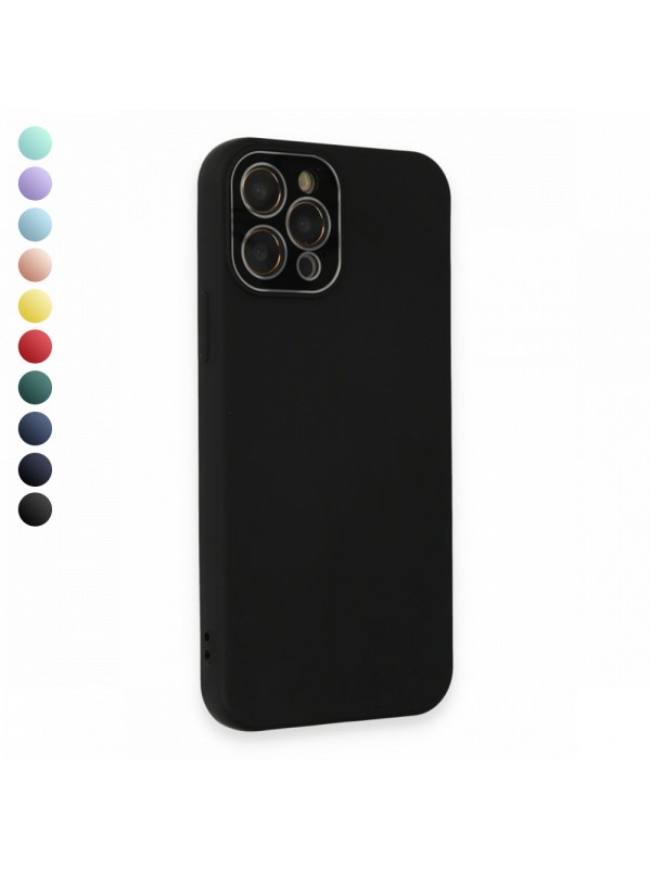 FitCase iPhone 12 Pro Glass Kamera Korumalı Lansman Silikon Kapak…