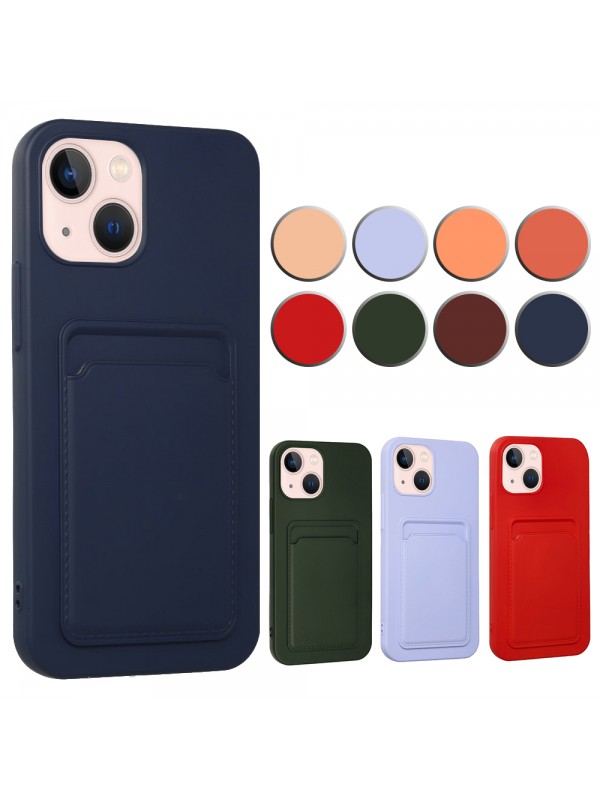 FitCase iPhone 13 Cardy Soft Kartlık Cepli Silikon Kapak…