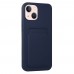 FitCase iPhone 13 Cardy Soft Kartlık Cepli Silikon Kapak