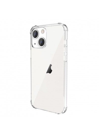 FitCase iPhone 13 Kılıf Köşe Korumalı Şeffaf Silikon Kapak