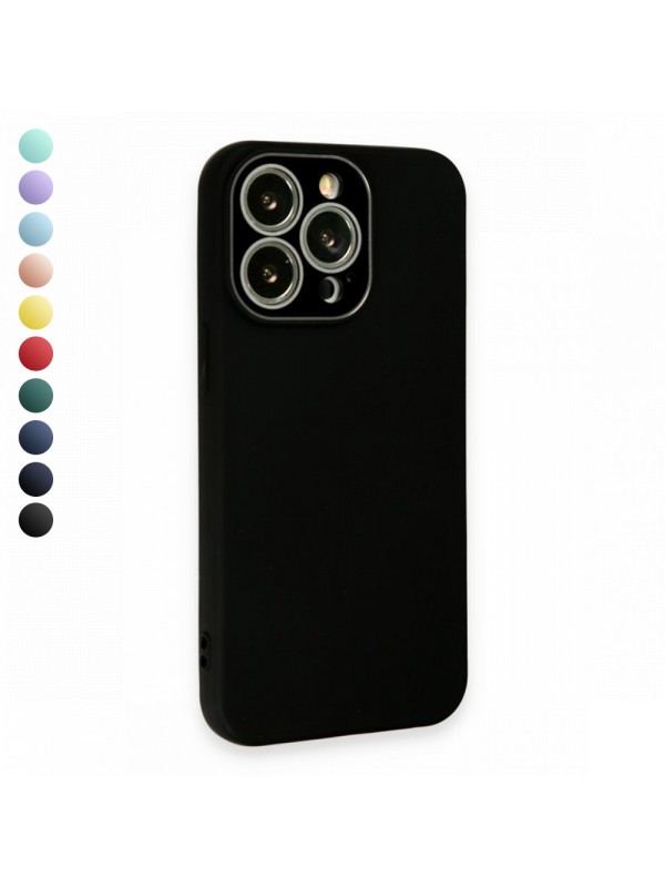 FitCase iPhone 13 Pro Glass Kamera Korumalı Lansman Silikon Kapak…