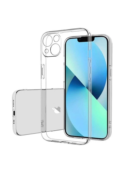 iPhone 15 Kılıf Kamera Korumalı Silikon Şeffaf Arka Kapak