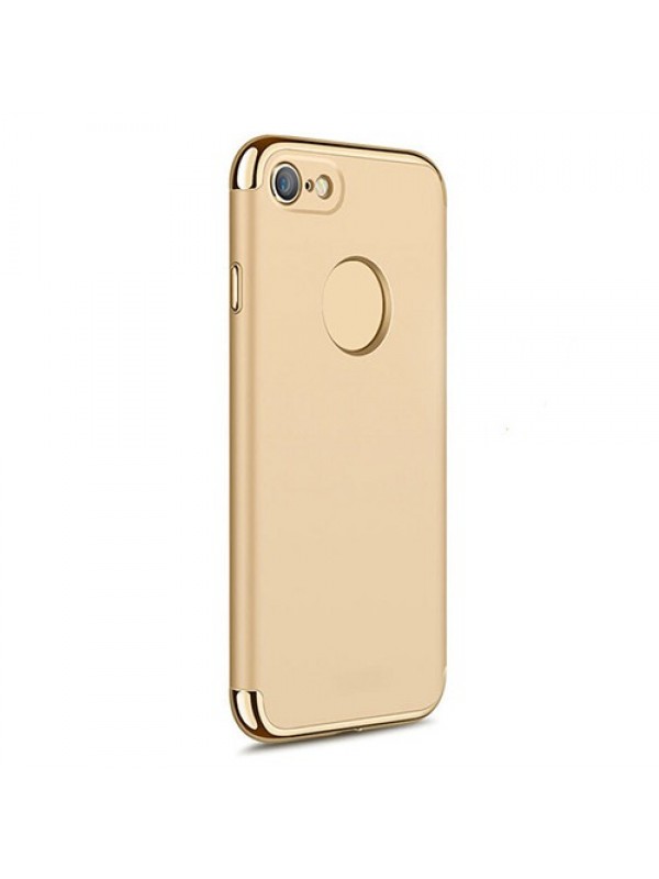FitCase iPhone 7 / 8 Kılıf Golden Frame Arka Kapak Gold…
