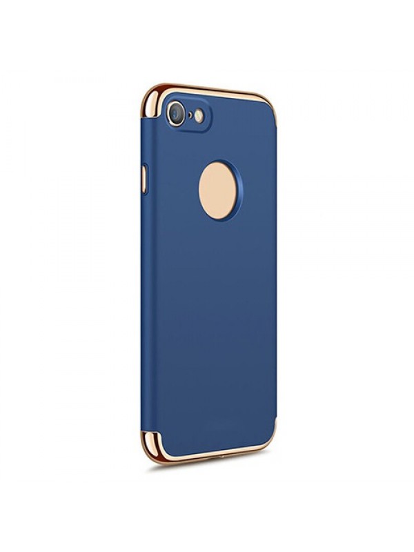 FitCase iPhone 7 / 8 Kılıf Golden Frame Arka Kapak Lacivert…