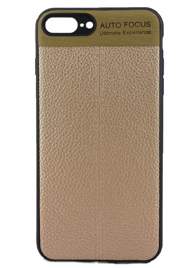 FitCase iPhone 7-8 Plus Auto Focus Silikon Arka Kapak Gold