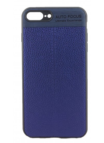 FitCase iPhone 7-8 Plus Auto Focus Silikon Arka Kapak Mavi