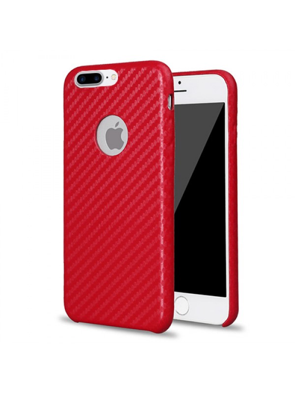 FitCase iPhone 7-8 Plus Carbon Desen Arka Kapak Kırmızı…