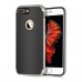 FitCase iPhone 7 PLUS / 8 PLUS 2in1 Carbon Desen Arka Kapak Silver