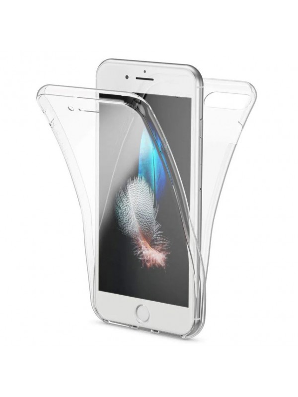 FitCase iPhone 7 Plus / 8 Plus Kılıf 360 Derece Korumalı Ön Arka Şeff…