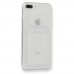 iPhone 7 Plus / 8 Plus Kılıf Cardy Şeffaf Kartlık Cepli Kapak