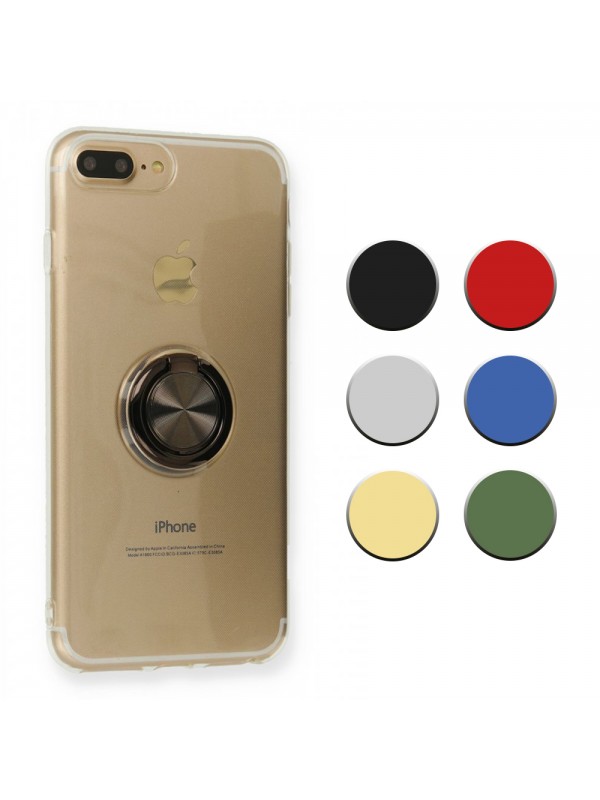 FitCase iPhone 7 Plus / 8 Plus Kılıf Gross Ring Şeffaf Arka Kapak…