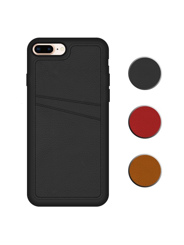 FitCase iPhone 7 Plus / 8 Plus Kılıf Proda Deri Çift Kartlık Cepli Kap…