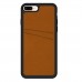 FitCase iPhone 7 Plus / 8 Plus Kılıf Proda Deri Çift Kartlık Cepli Kapak