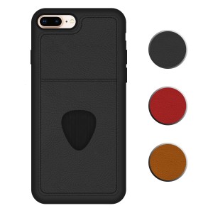 FitCase iPhone 7 Plus / 8 Plus Kılıf Proda Deri Tek Kartlık Cepli Kapak