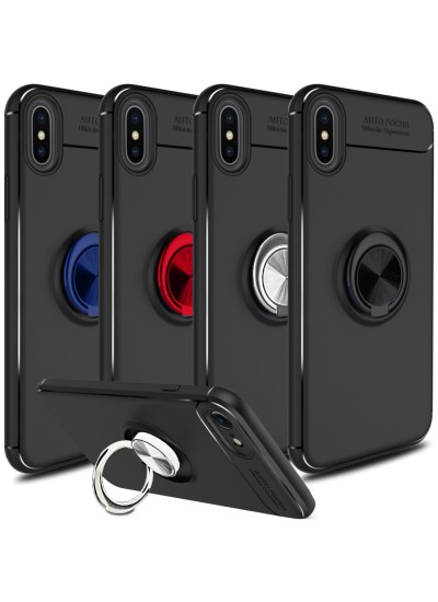 FitCase iPhone X / XS Kılıf Auto Focus Ring Arka Kapak