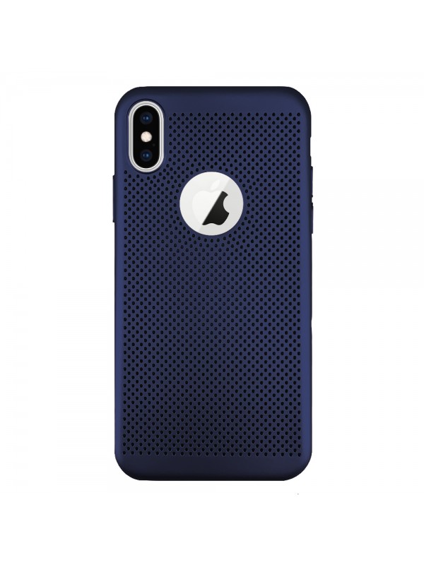 FitCase iPhone X / XS Kılıf Point Sert Arka Kapak Lacivert…