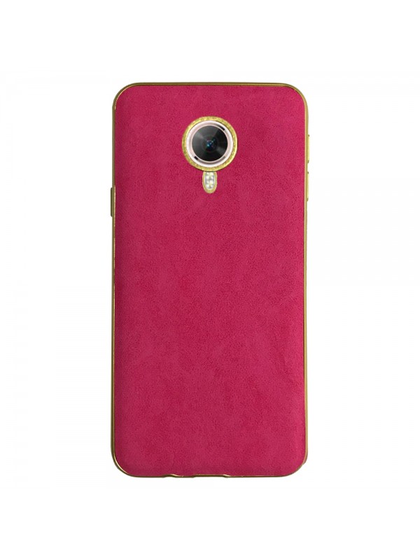 FitCase Kadife Laser GM 5 Plus Silikon Arka Kapak Pembe…