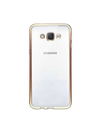 FitCase Laser Color Galaxy J7 (J700) Silikon Kılıf Gold