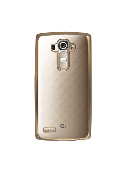 FitCase Laser Color LG G4 H815 Silikon Kılıf Gold