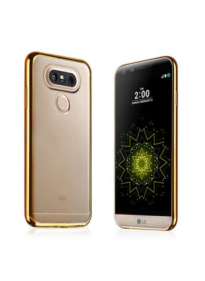 FitCase Laser Color LG G5 H850 Silikon Kılıf Gold