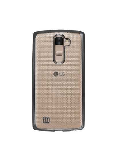 FitCase Laser Color LG K8 K350 Silikon Kılıf Siyah